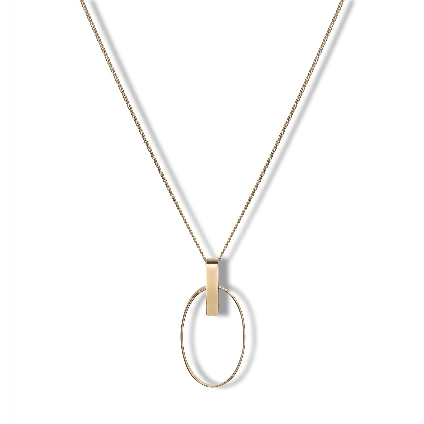Collana Haumea in argento 925 placcato oro giallo 18 kt