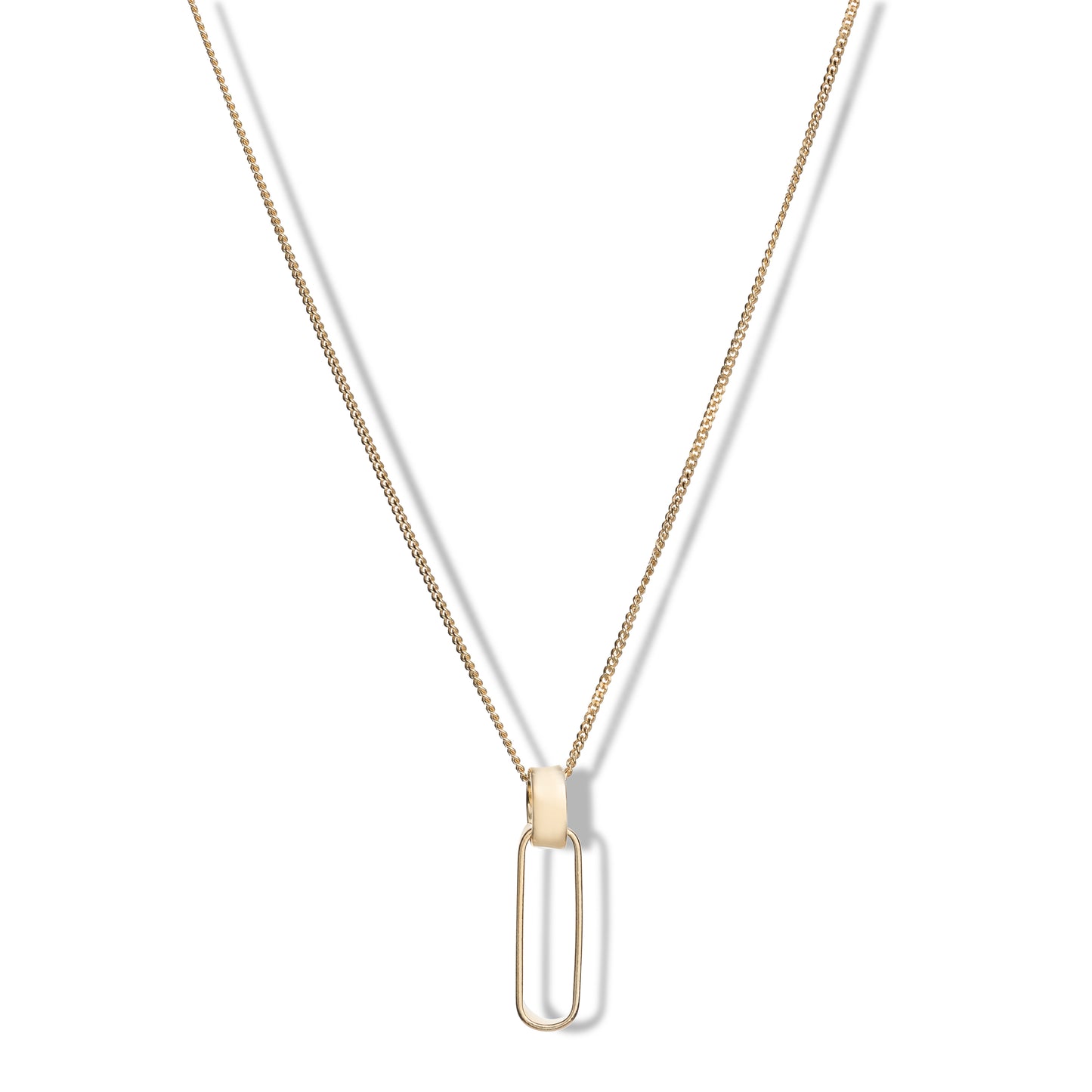 Collana Haumea in argento 925 placcato oro giallo 18 kt
