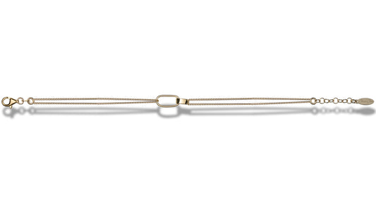 Bracciale Haumea in argento 925 placcato oro giallo 18 kt