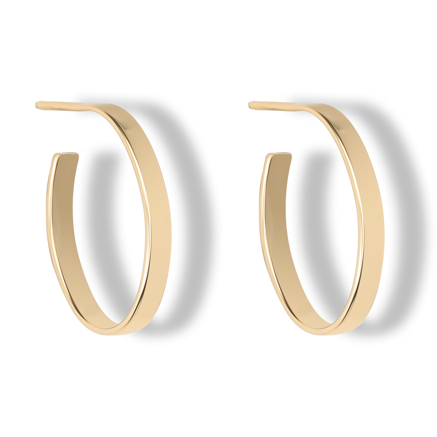 Orecchini Haumea in argento 925 placcato oro giallo 18 kt