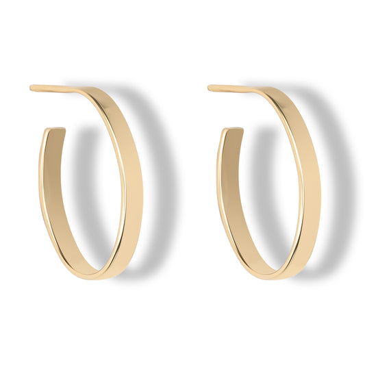 Orecchini Haumea in argento 925 placcato oro giallo 18 kt